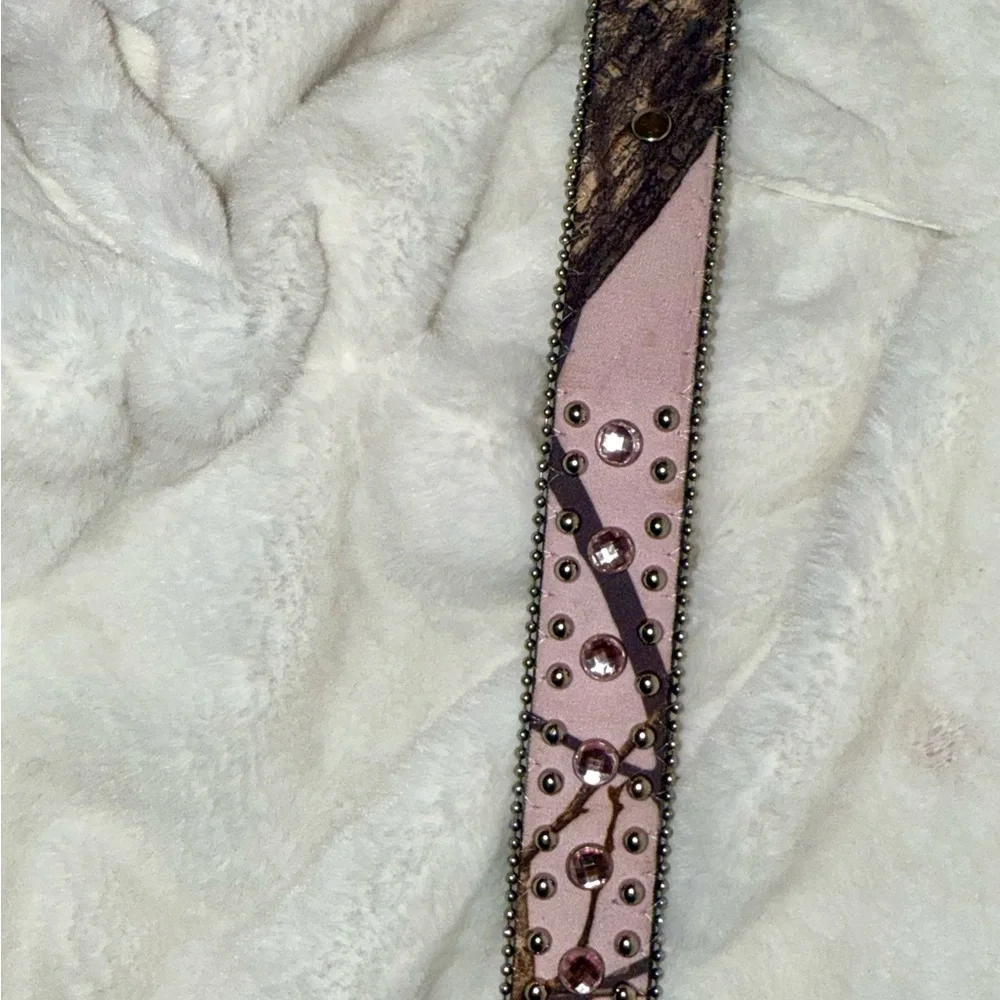Nocona Black and Silver Western Belt